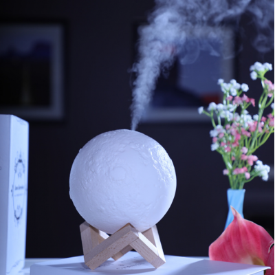 New 880ML large capacity home  Air Humidifier 3D moon lamp humidifier diffuser essential oil humidifier Ultrasonic