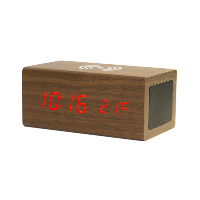 wooden clock wireless charger bluetooth speaker wooden alarm clock wireless charger wireless charger wooden clock