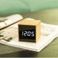 Handmade bamboo clock alarm clock bamboo bamboo alarm clock